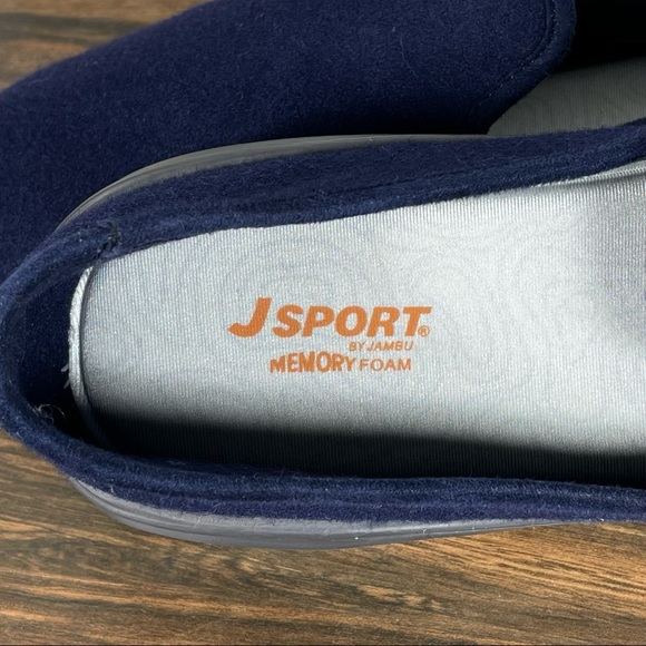 JSport by Jambu Loon Wool Women's Size 9 Shoes Blue Slip On Comfort Loafer Flat - Picture 9 of 11